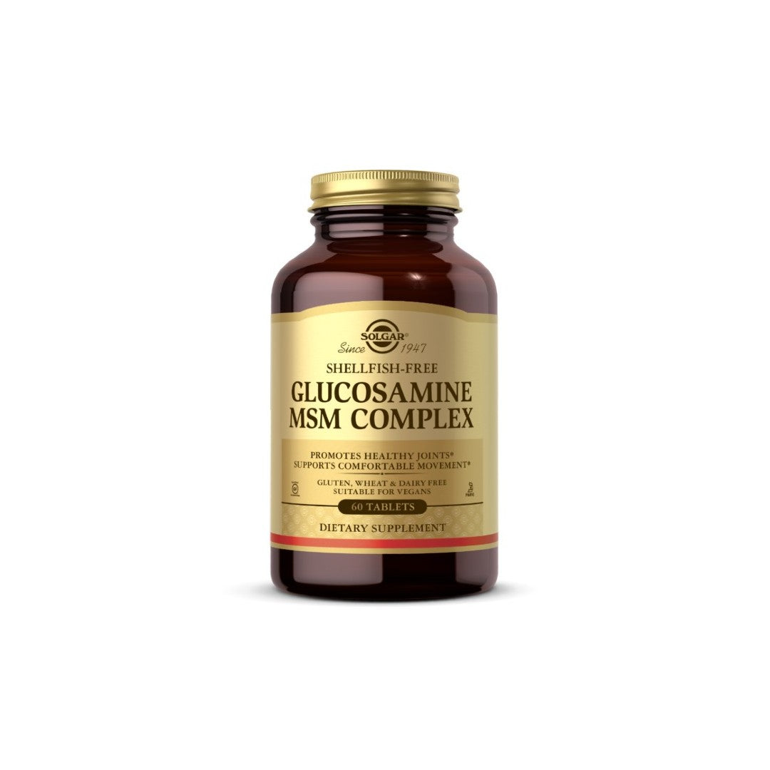 Glucosamin-MSM-Komplex (ohne Schalentiere) 60 Tabletten Solgar